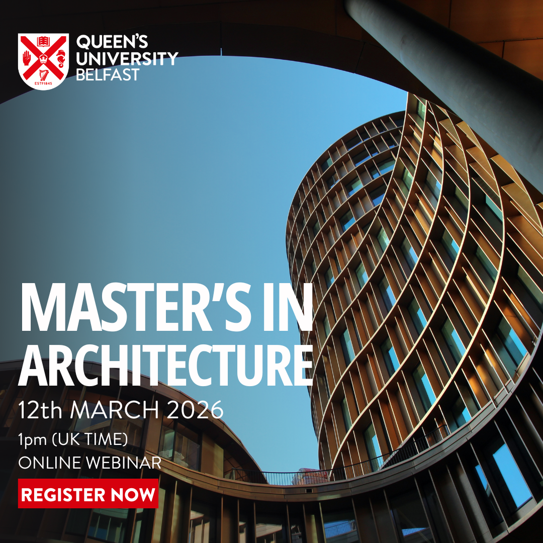 QUB - School of Natural and Built Environment Facebook ad: Thursday 12th March
