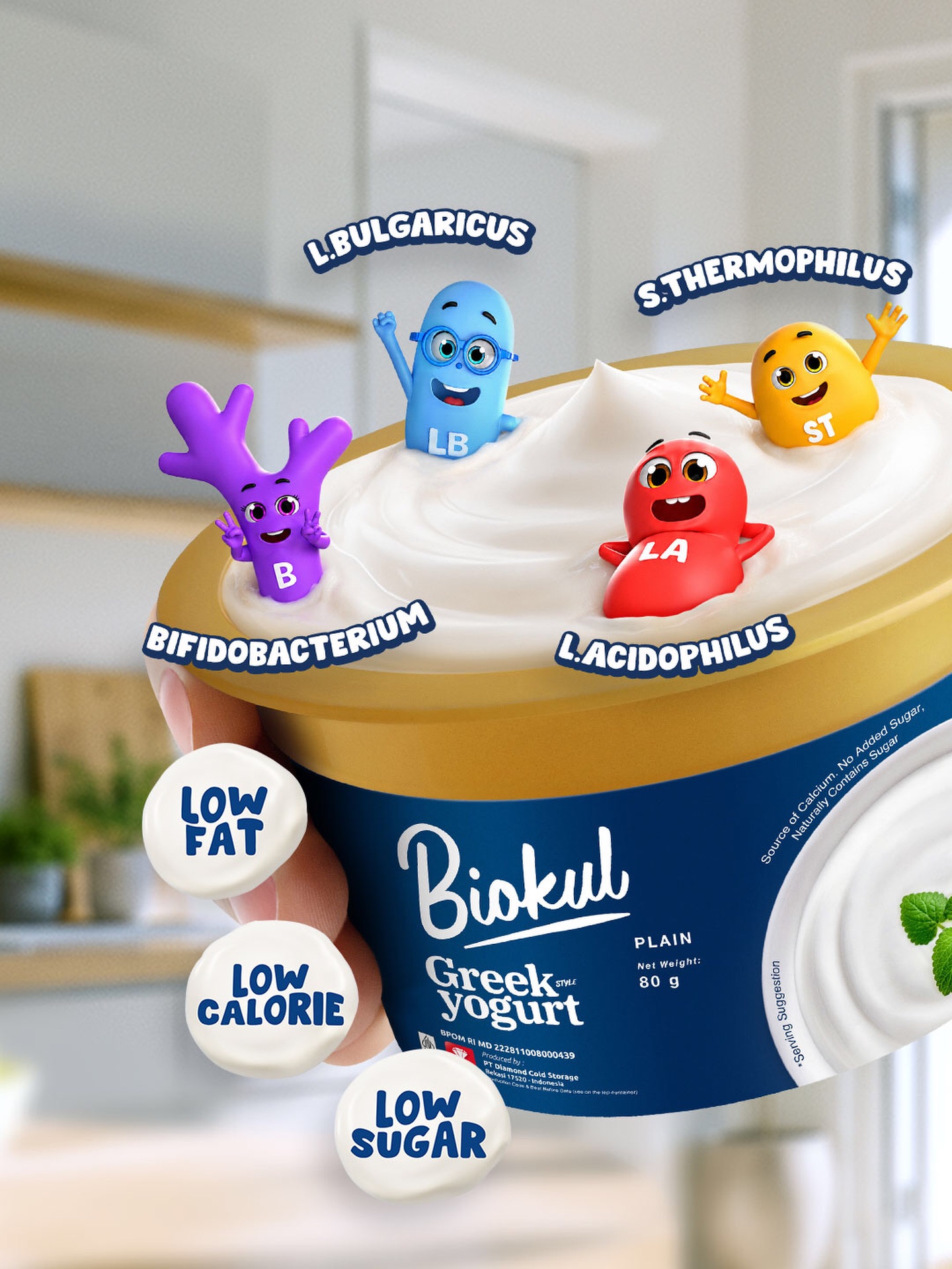 Biokul Yogurt Facebook ad: Sehat itu seenak ini