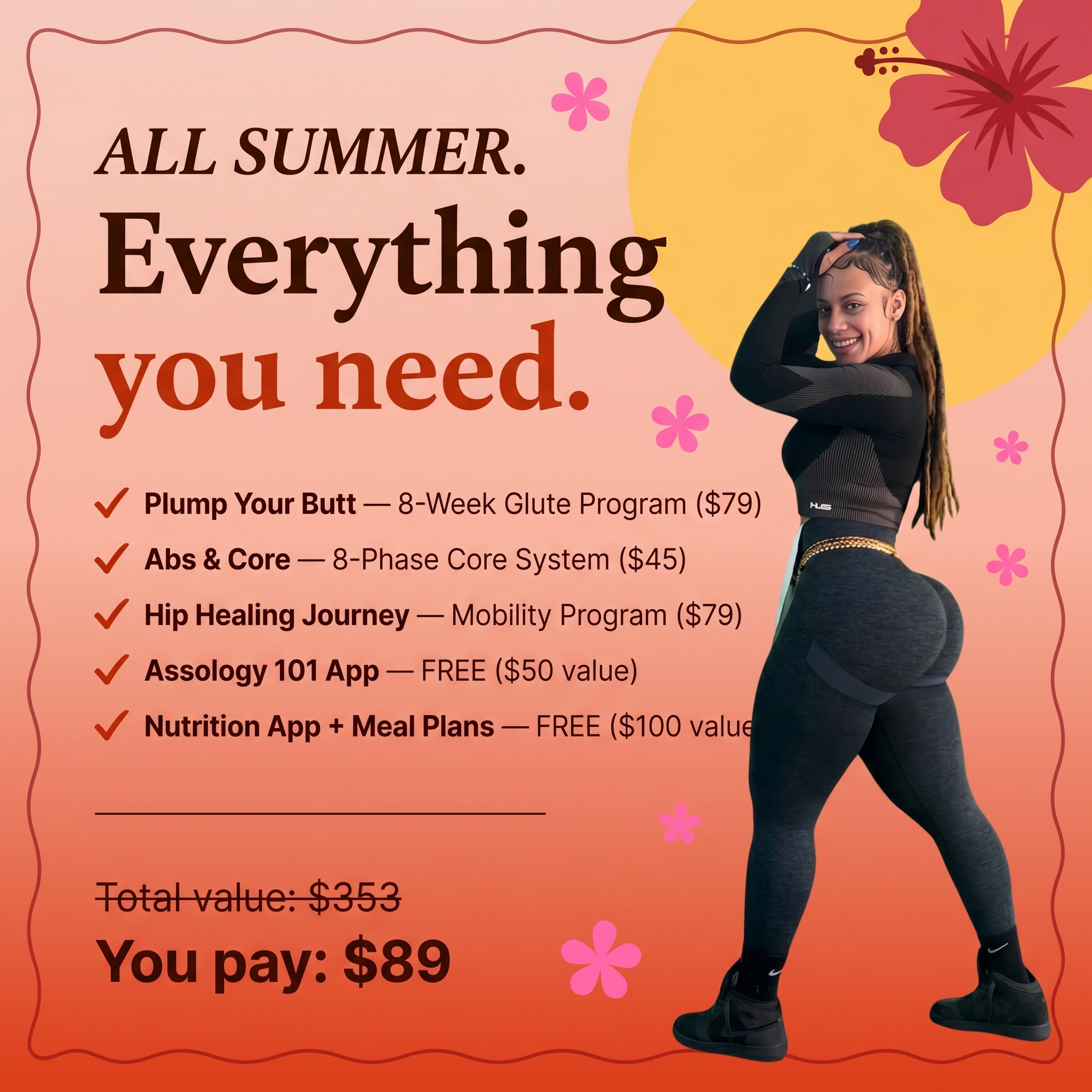 FitwithBeba Facebook ad