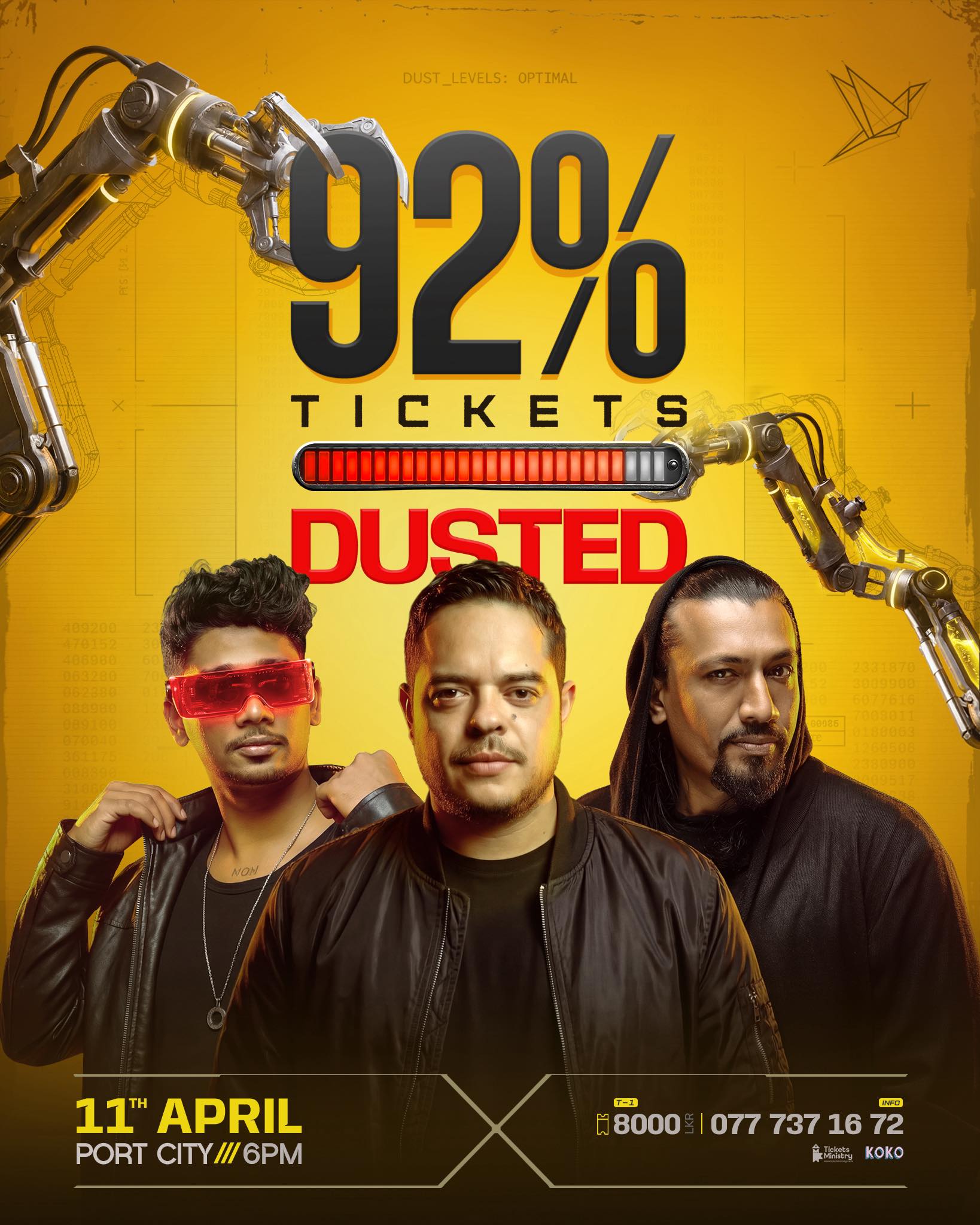 FLYING DUST Facebook ad: TicketsMinistry