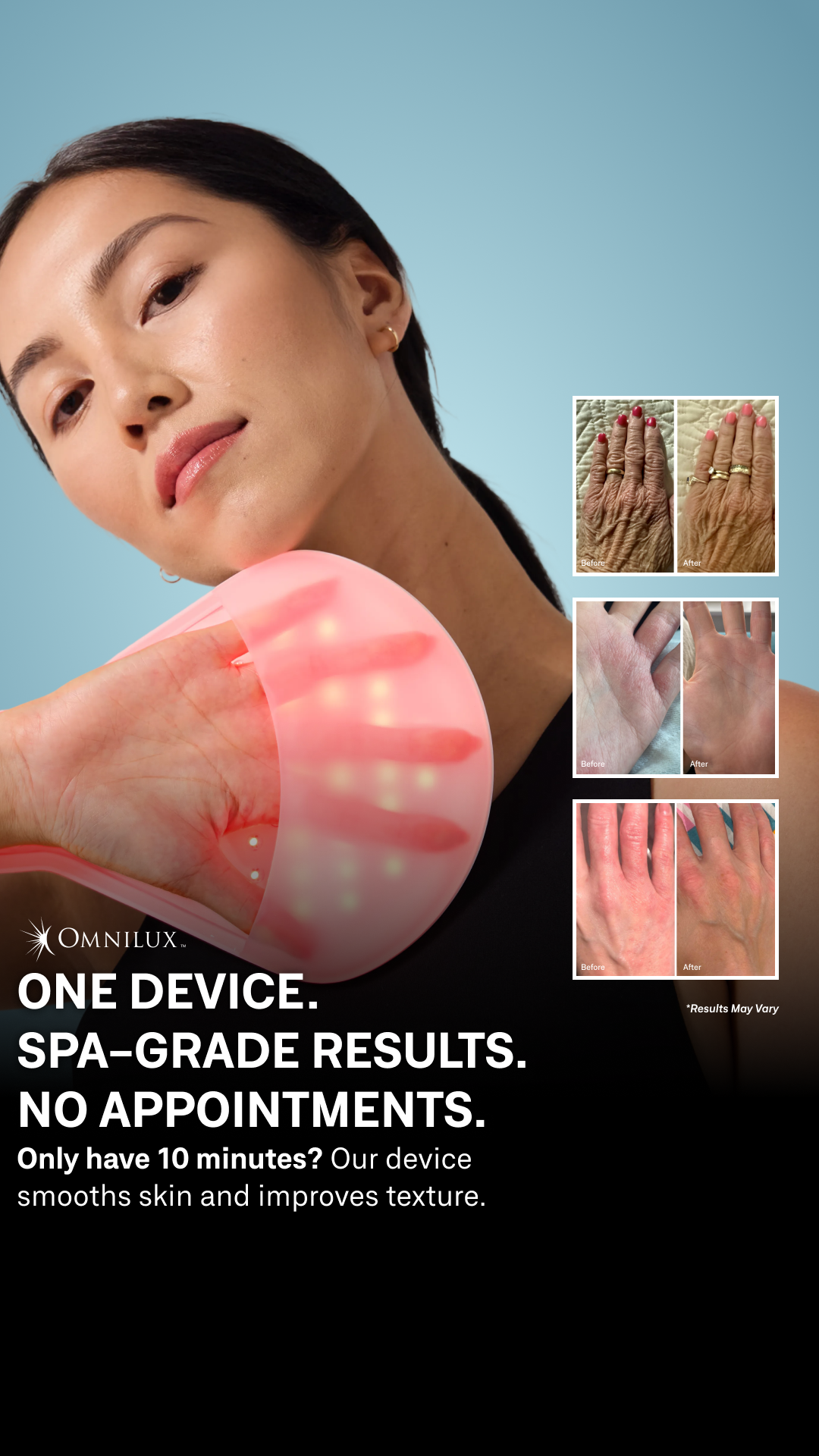 Omnilux Facebook ad