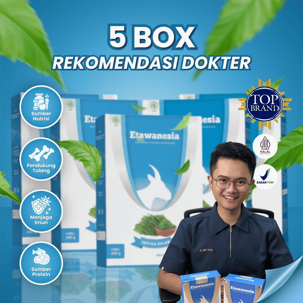 Etawanesia Facebook ad: Coba nih susu etawanesia rekomendasi raditya dika
