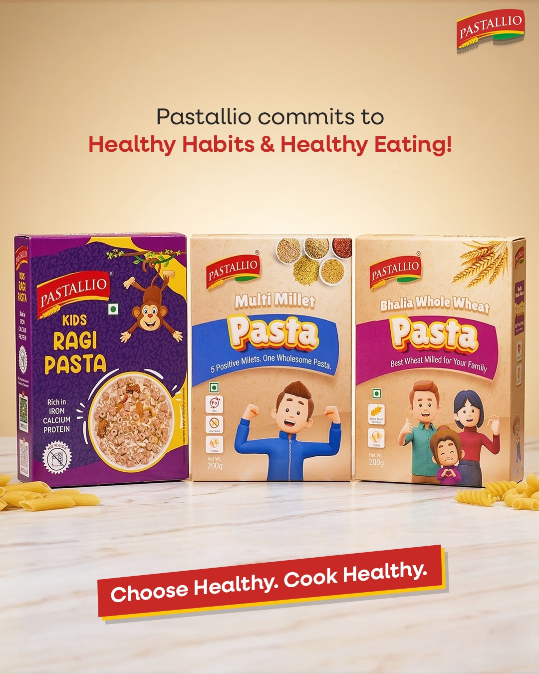 Pastallio Pasta Facebook ad: Pastallio Multi Grain Pasta