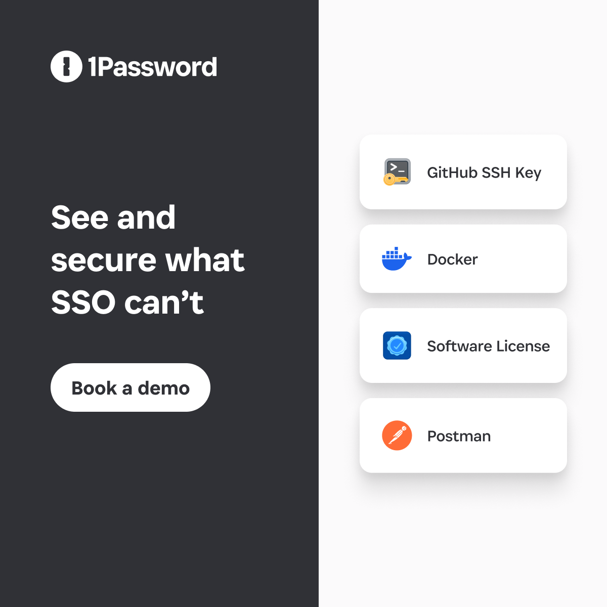 1Password Facebook ad