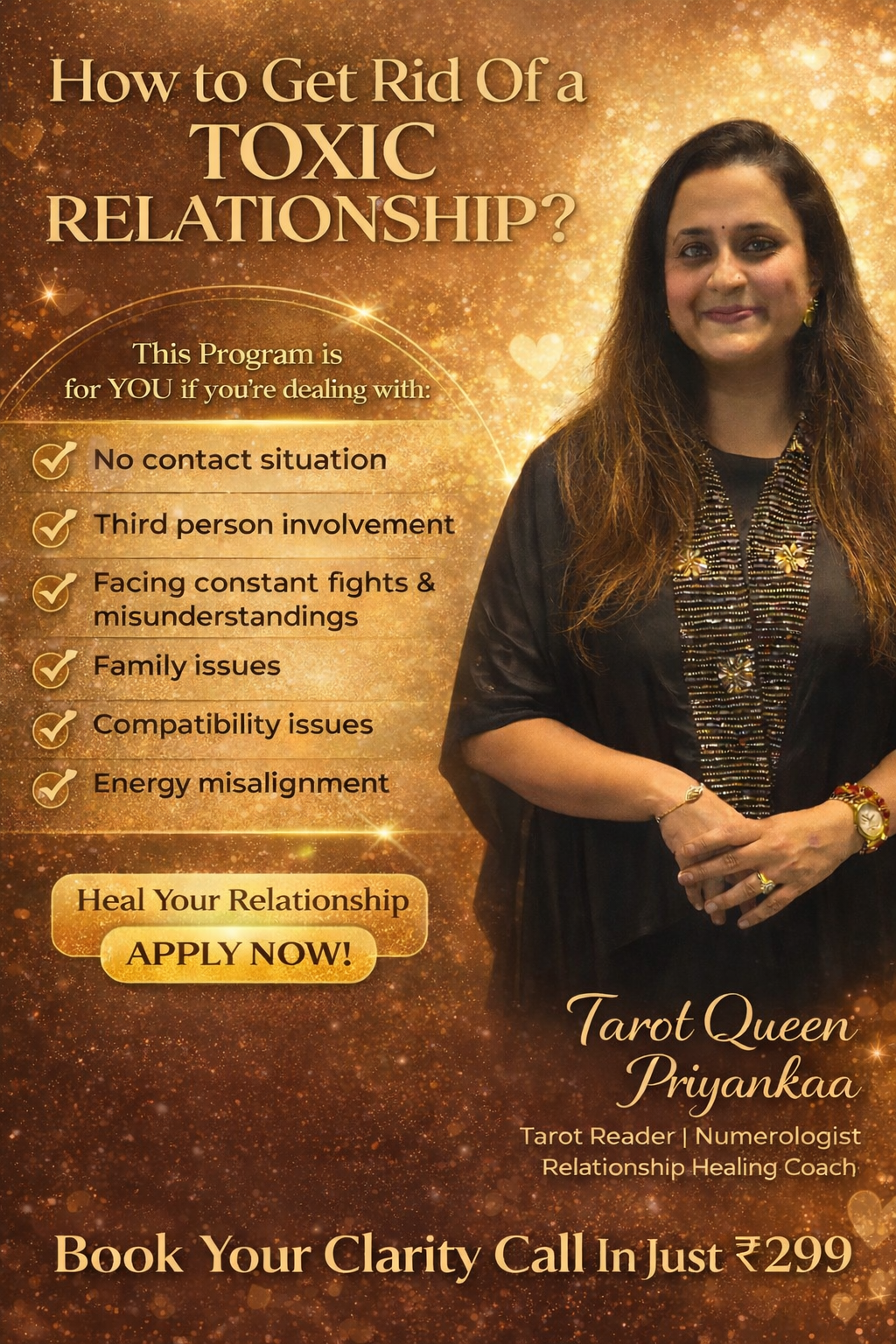 Tarot Queen Priyankaa Facebook ad: Fix Your Toxic Relationship Before It’s Too Late