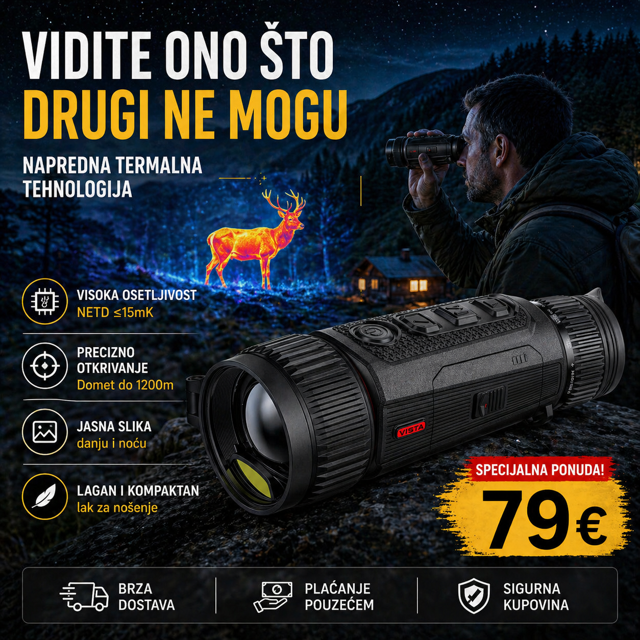 YXvoidde-us Facebook ad: CARINSKA RASPRODAJA: Nocpix Vista H50R za samo 79€!