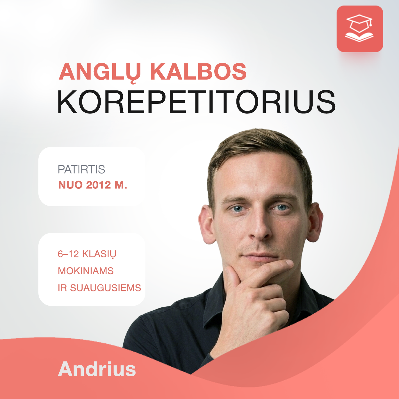 Pasimokome.lt korepetitoriai Facebook ad
