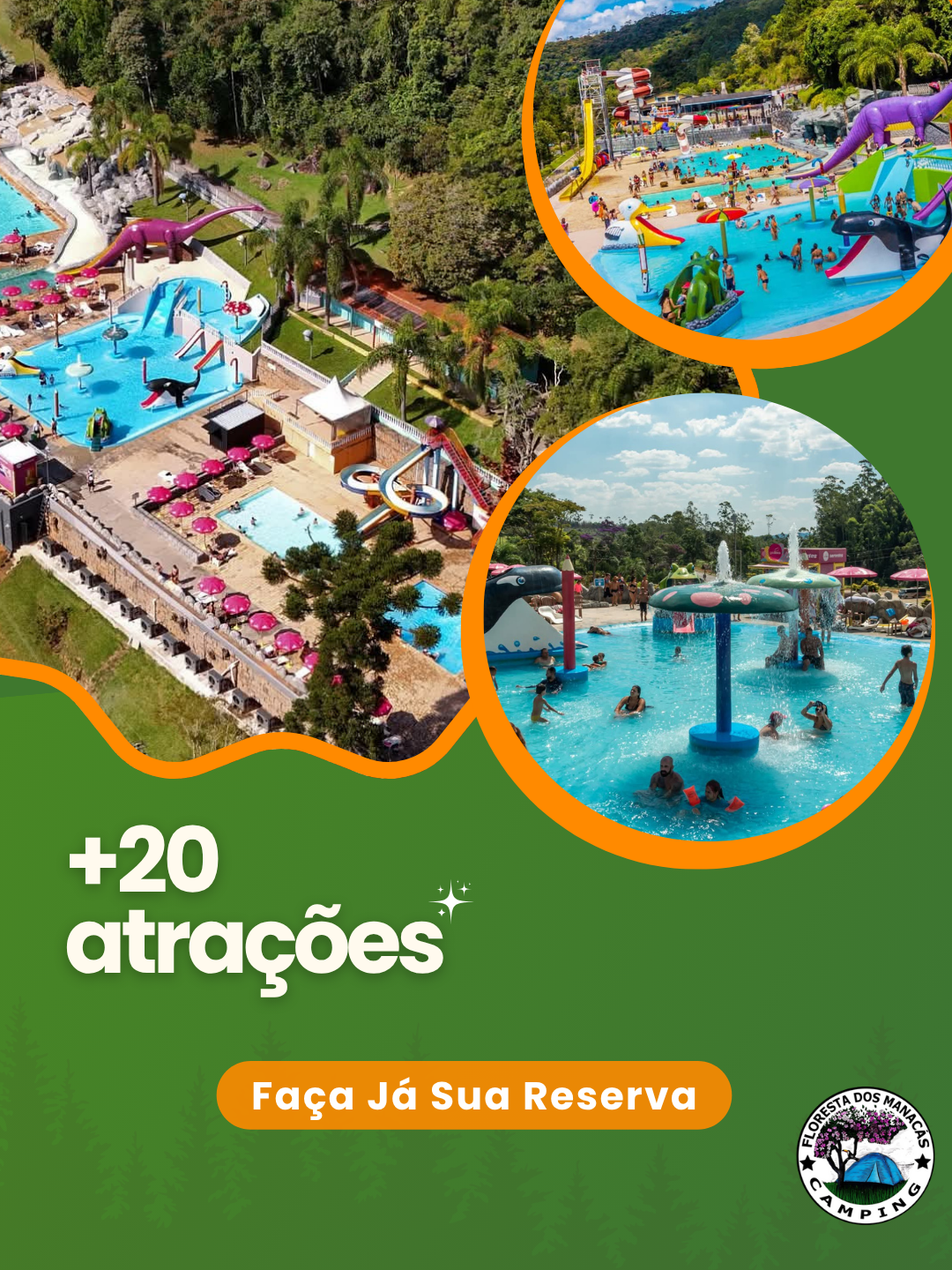 Camping Floresta dos Manacás Facebook ad: Descubra agora e crie memórias inesquecíveis!