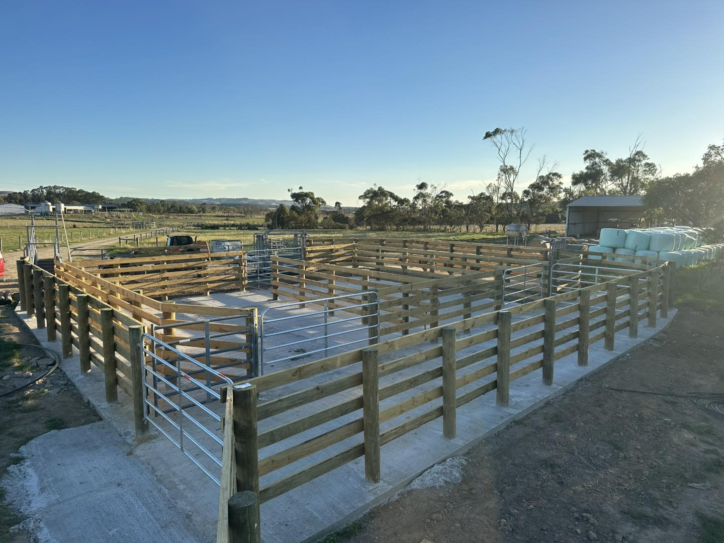 DC Rural & Earthworks Facebook ad: We have recently completed this set of cattle…