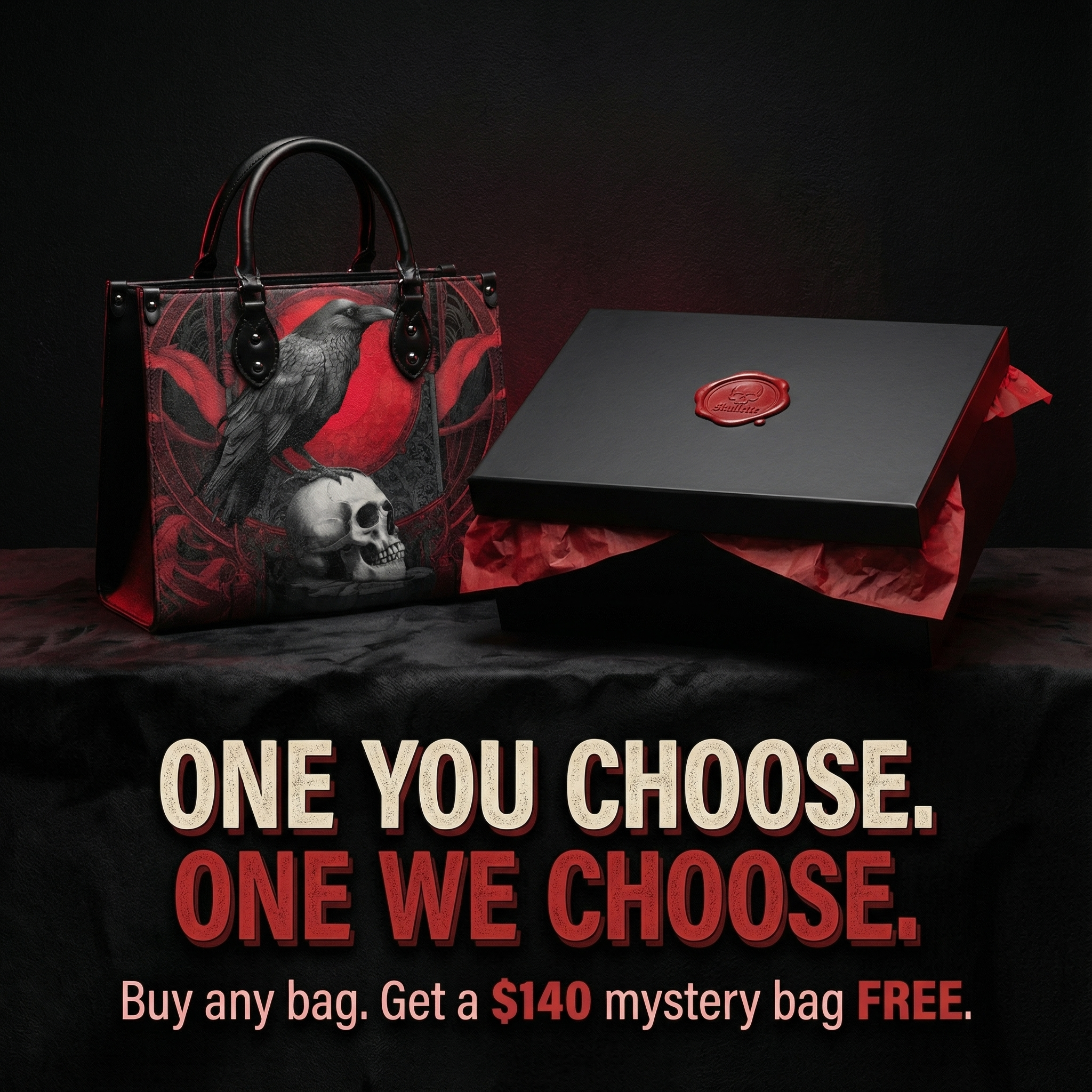 Skullette - Leather Handbags For Skull Lovers Facebook ad