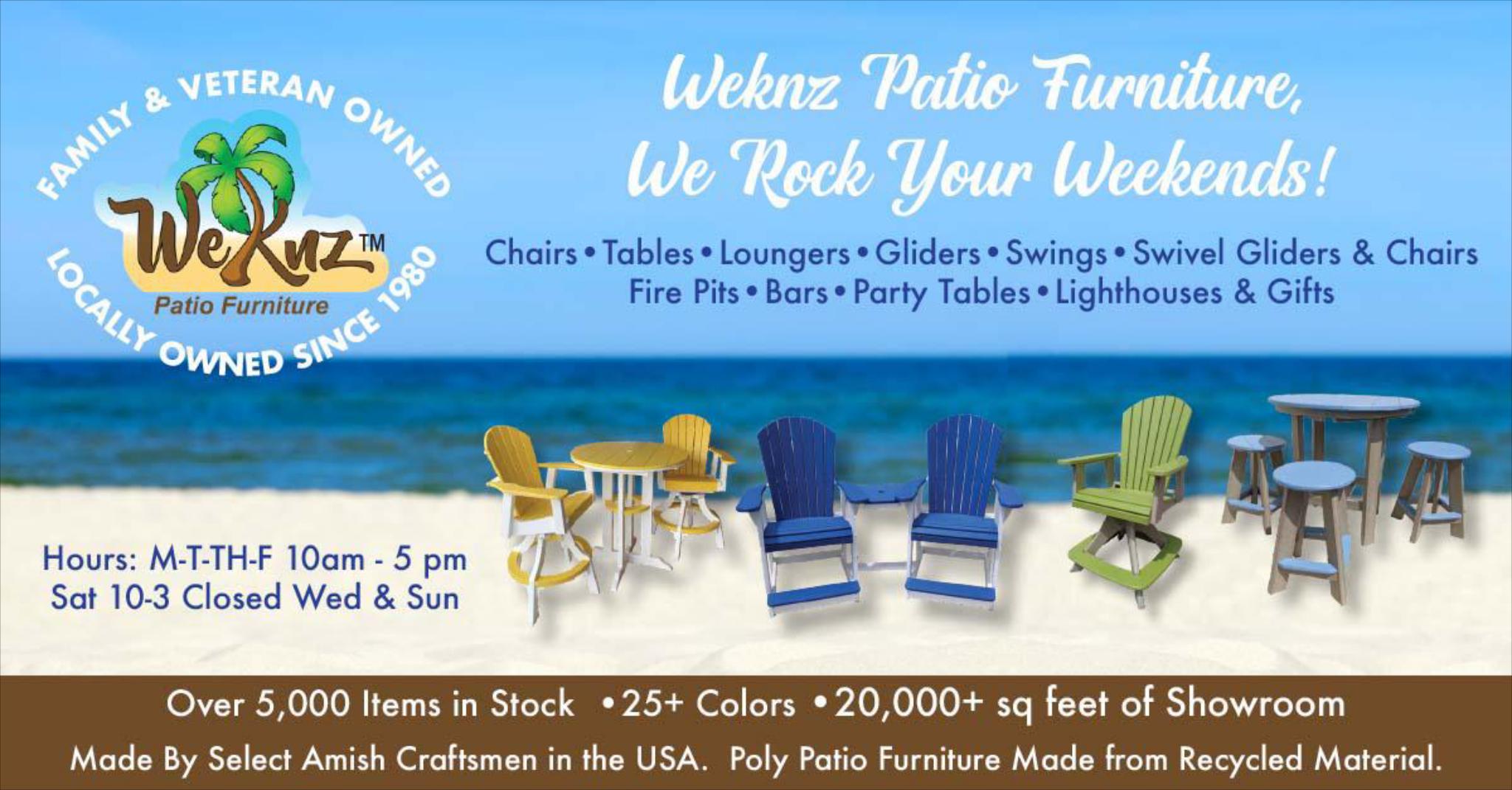 Weknz Patio Furniture Facebook ad: Call 804.785.6291