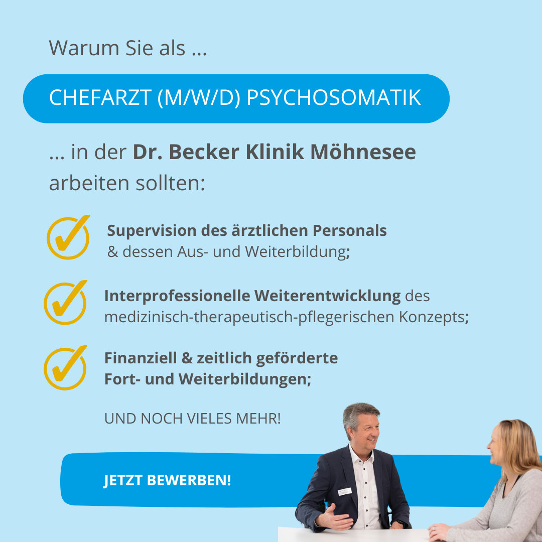 Dr. Becker Klinikgruppe Facebook ad: Wir freuen uns auf Sie!