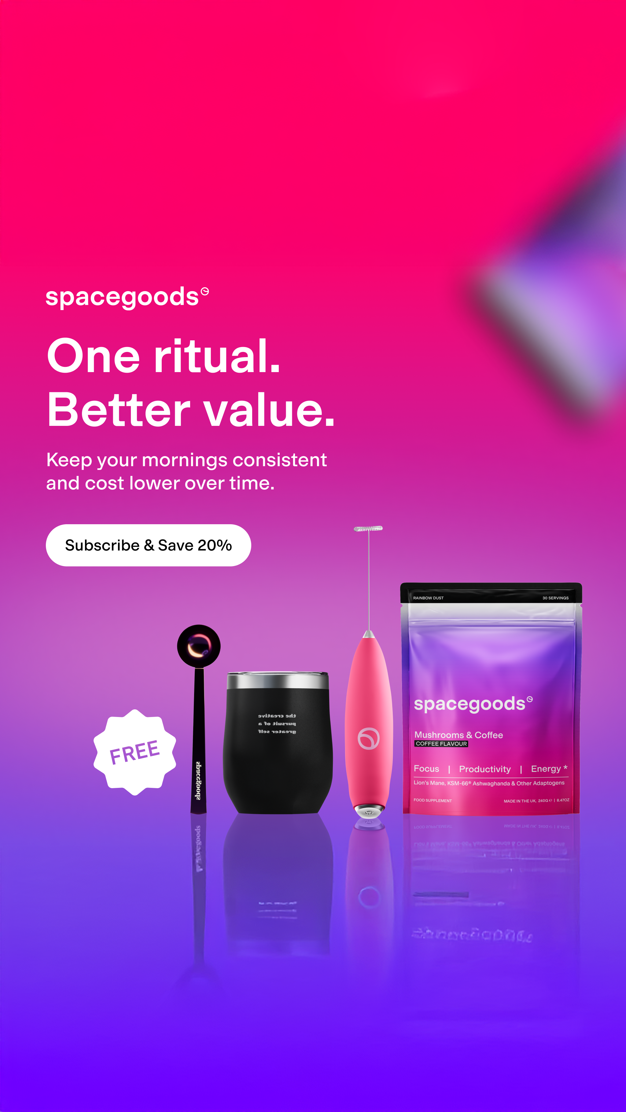 Spacegoods Facebook ad