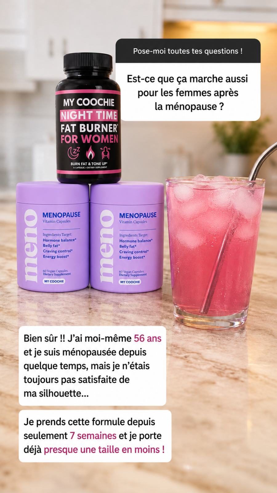 Menopause Weightloss Secrets Facebook ad