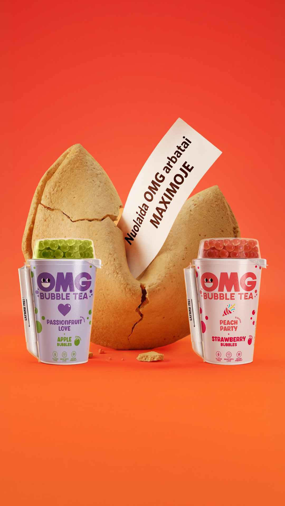 OMG Bubble Tea Facebook ad