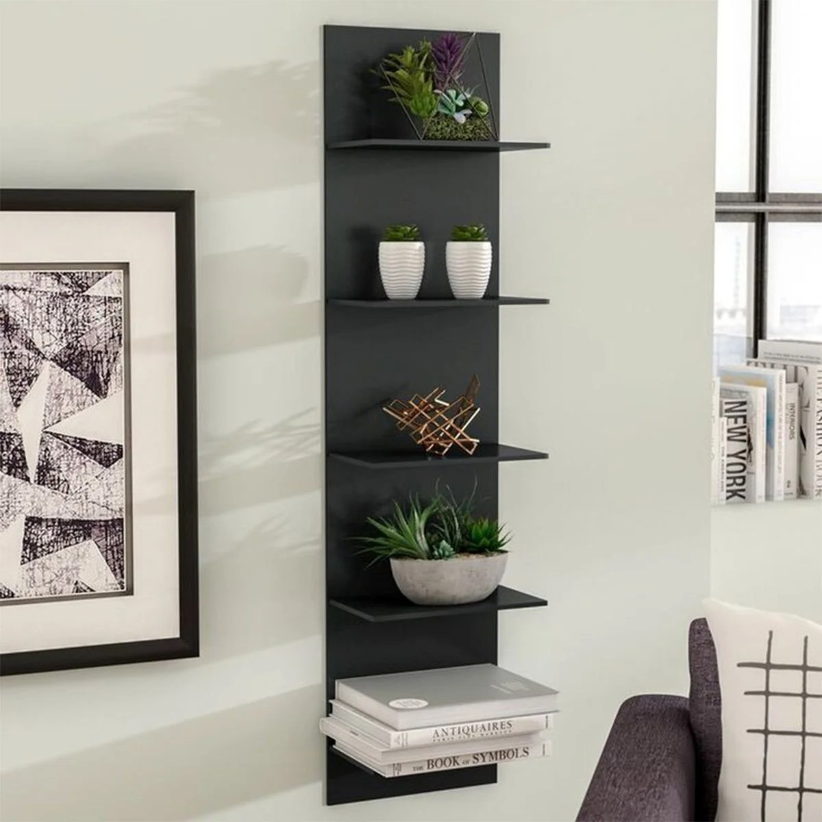 Interior Home Facebook ad: Plain walls look boring and lifeless…