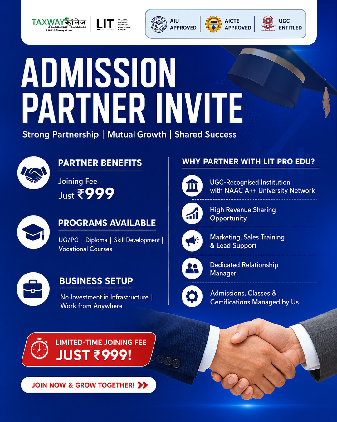 LIT Pro Edu Facebook ad: Offer Ending Soon, Join @ ₹999