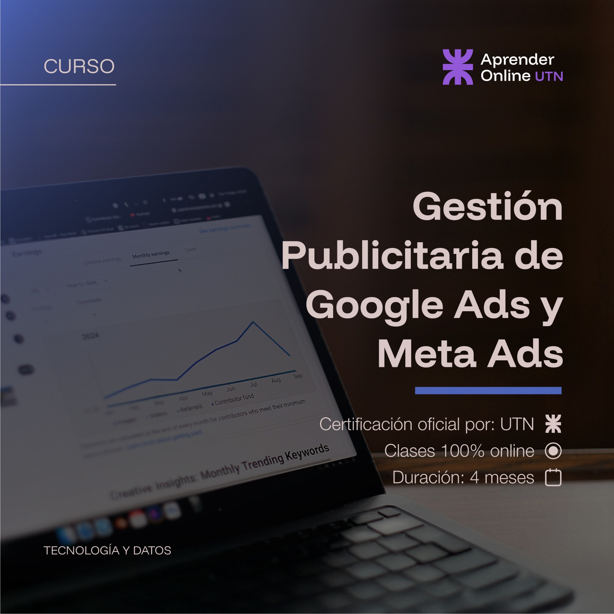 Aprender Online - UTN FRRQ - Cursos Online Facebook ad: Gestión Publicitaria de Google Ads y Meta Ads - Aprender…