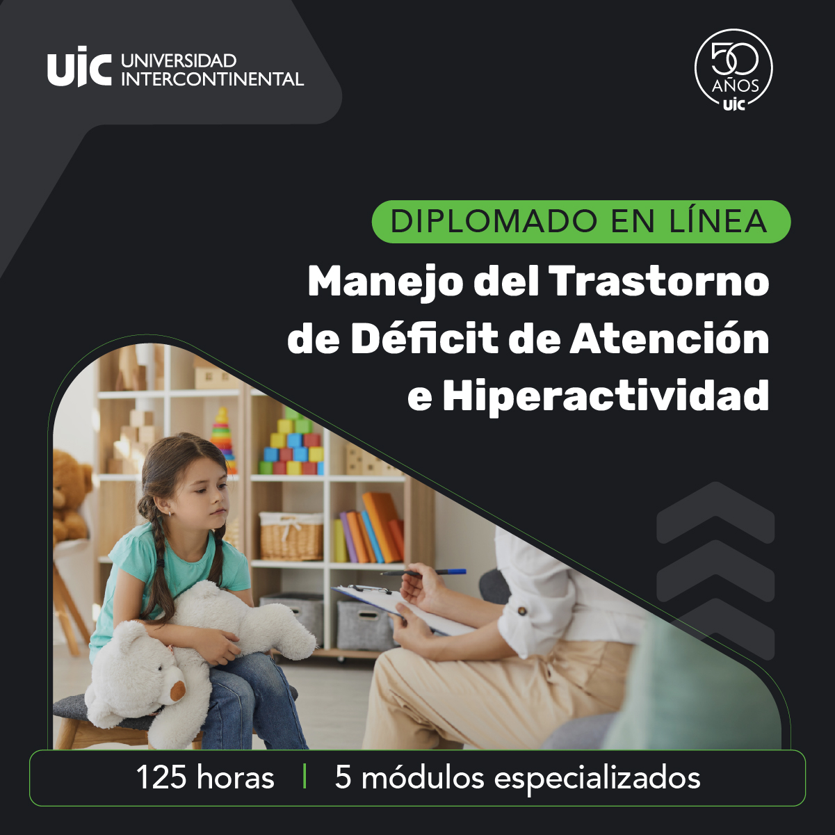 UIC Online Facebook ad