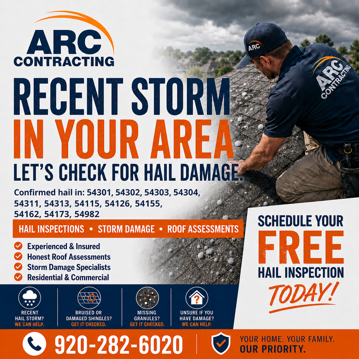 ARC Contracting Facebook ad