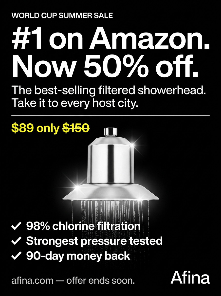 Showerlabs Facebook ad