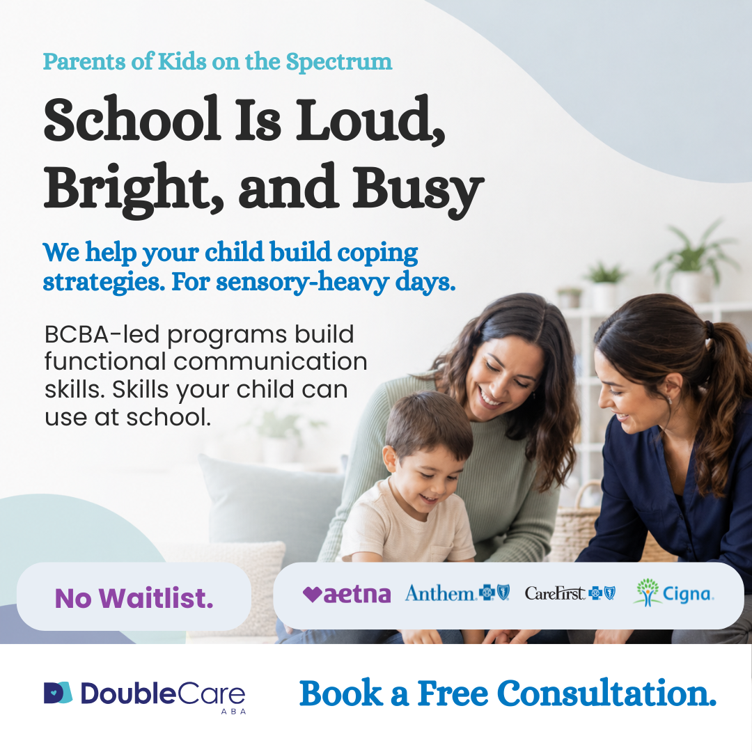 Double Care ABA Facebook ad: Sensory Coping Skills