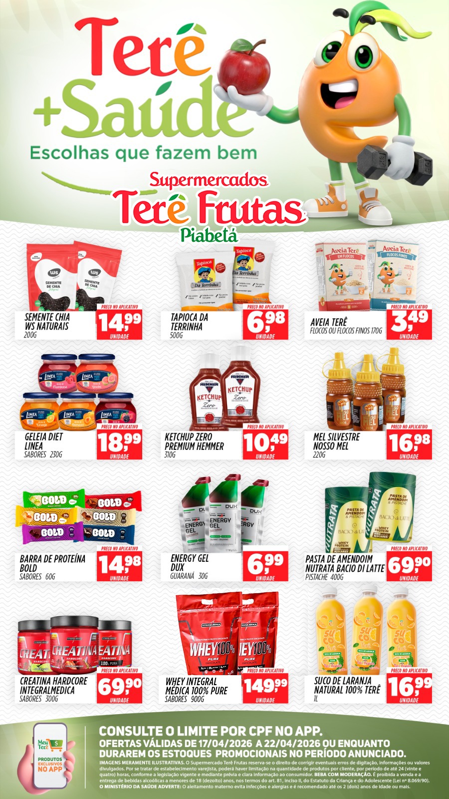 Super Terê Frutas Piabetá Facebook ad