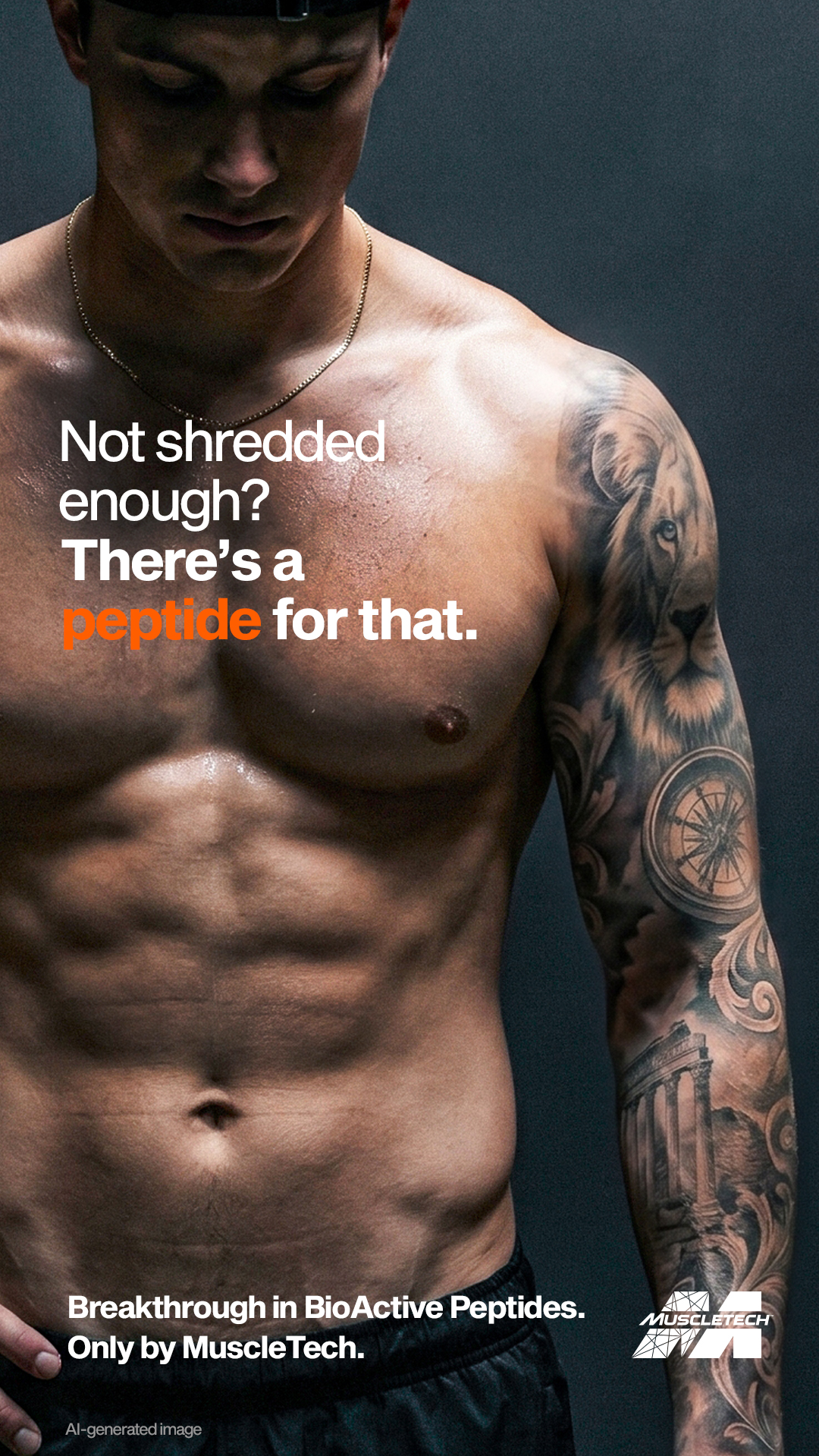 MuscleTech Facebook ad