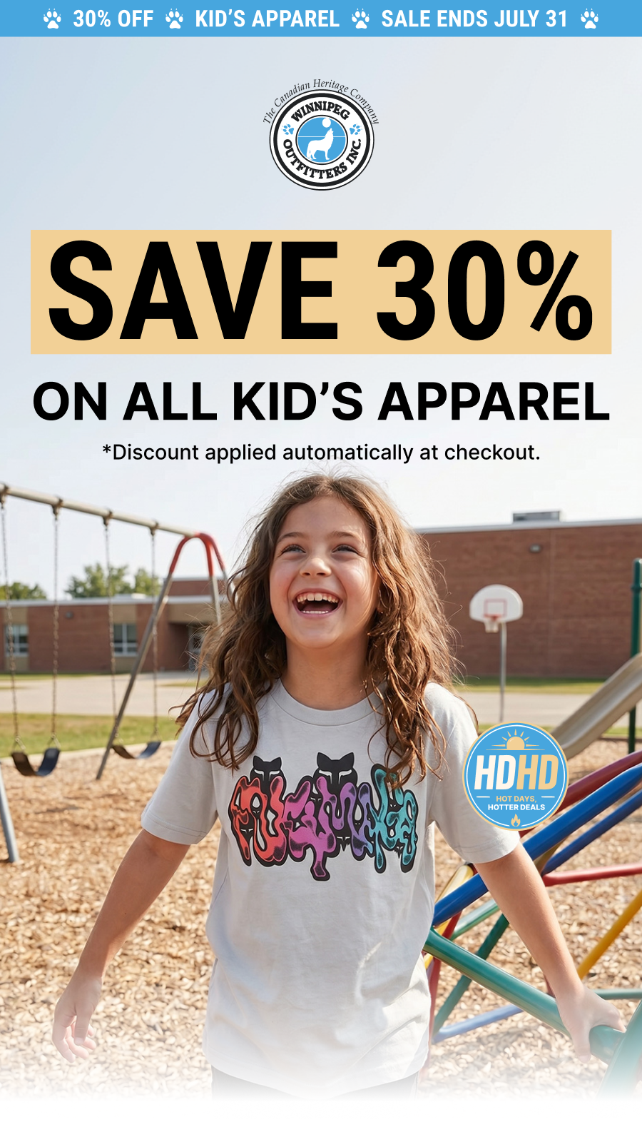 Winnipeg Outfitters Inc. Facebook ad