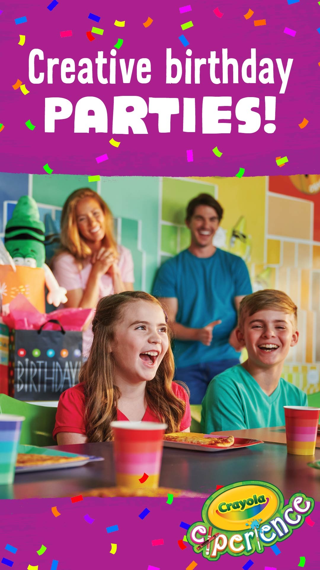 Crayola Experience Orlando Facebook ad