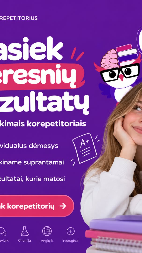 Mano korepetitorius Facebook ad: Raskite tinkamą korepetitorių