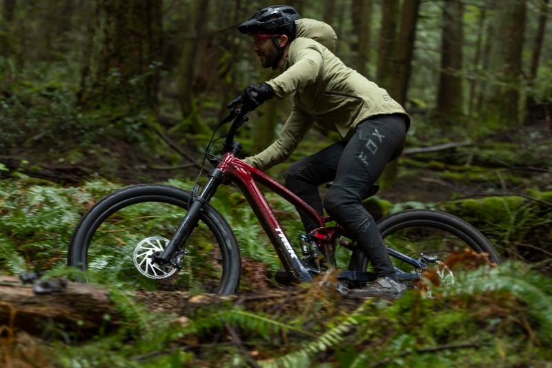 Trek Bicycle Facebook ad: Natural-feeling, trail-tuned boost