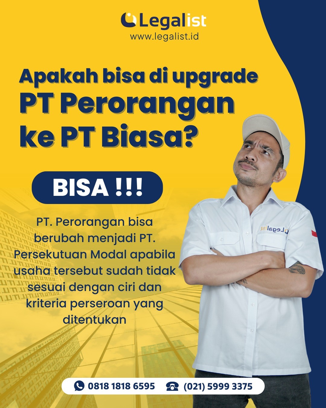 Legalist Indonesia Jasa Pembuatan PT CV Facebook ad from Mar 30, 2026
