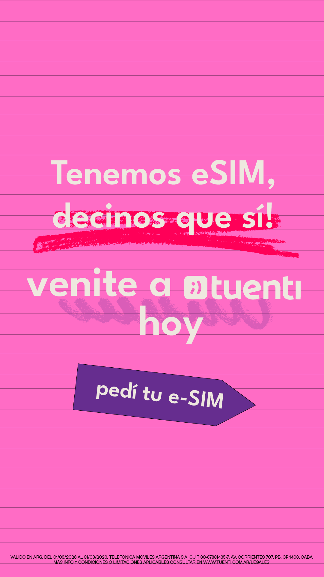 Tuenti Argentina Facebook ad