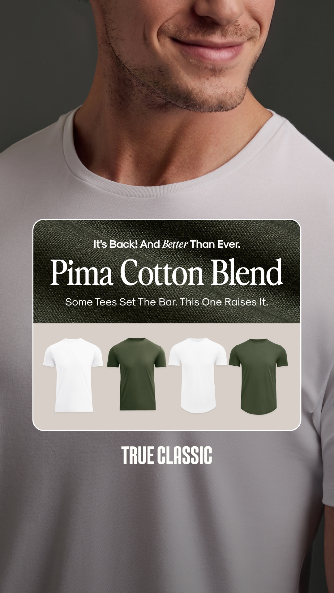 True Classic Facebook ad