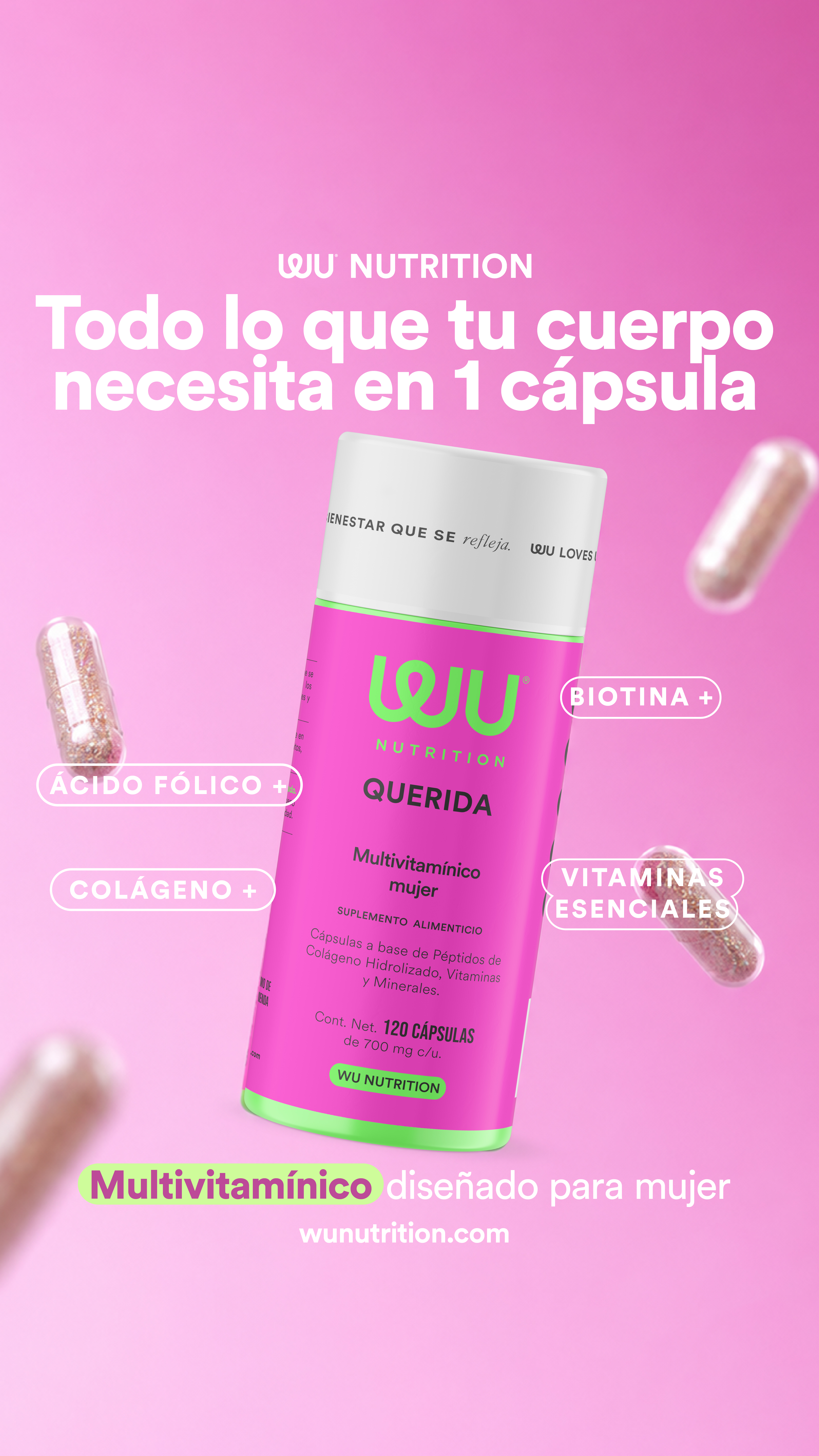 WU Nutrition Facebook ad