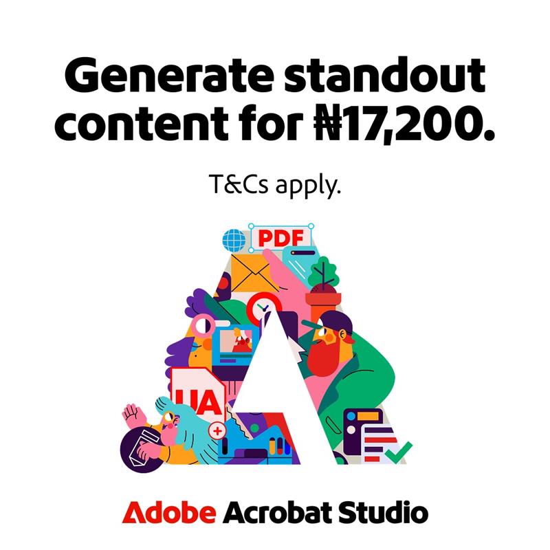 Adobe Acrobat Facebook ad