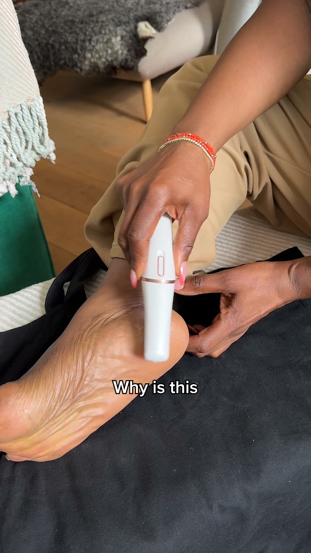 Nuvé Facebook ad: Baby soft feet in 5 minutes flat