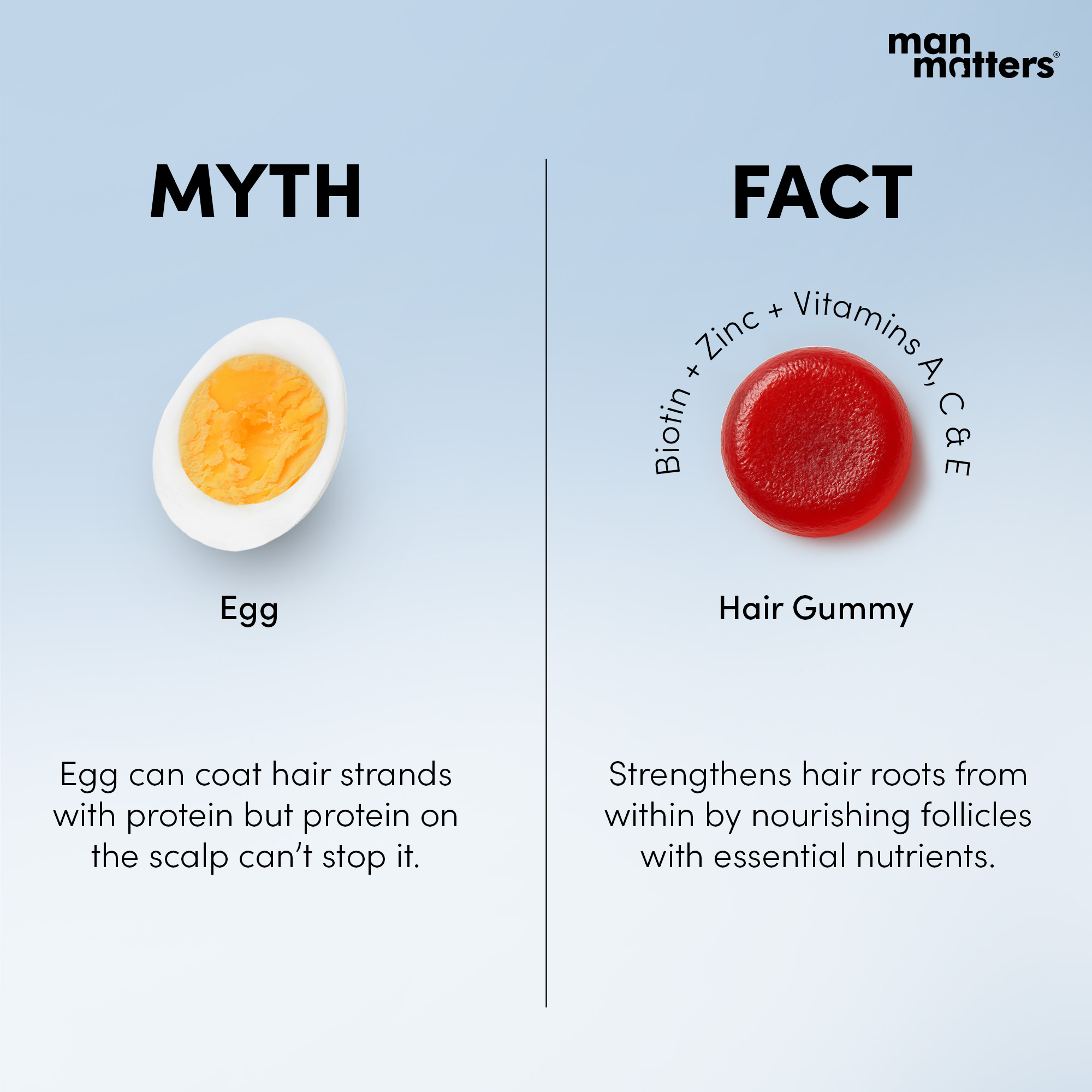 Hair Matters by Man Matters Facebook ad