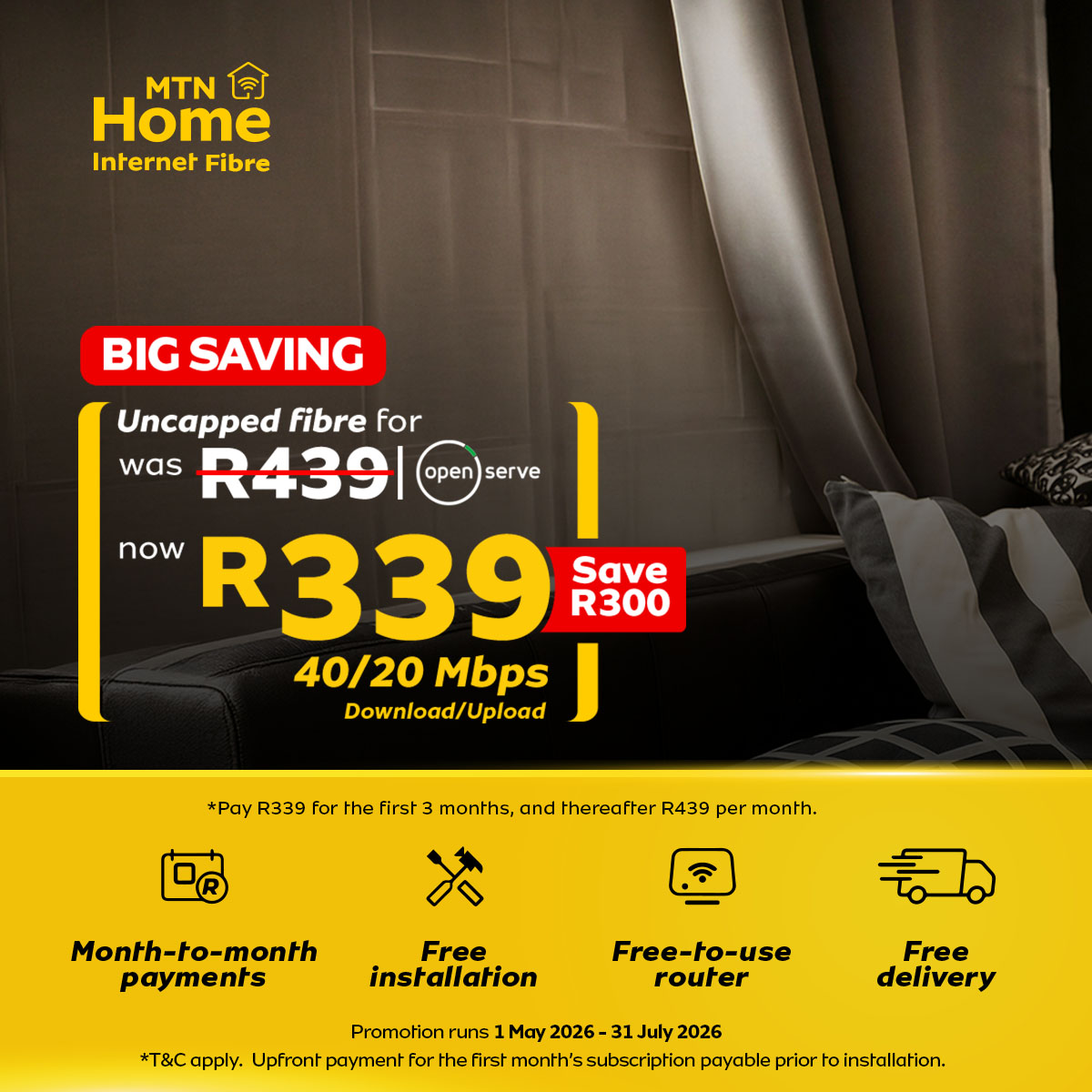 MTN South Africa Facebook ad
