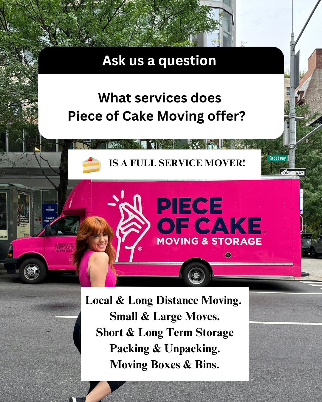 Piece of Cake Moving & Storage Facebook ad