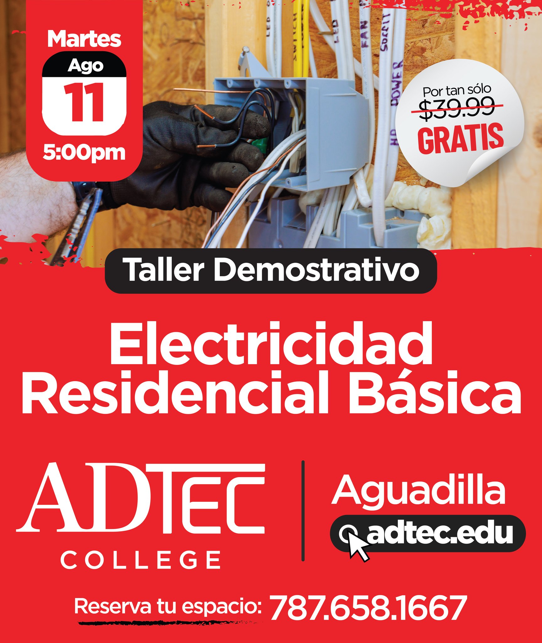 Adtec College Facebook ad
