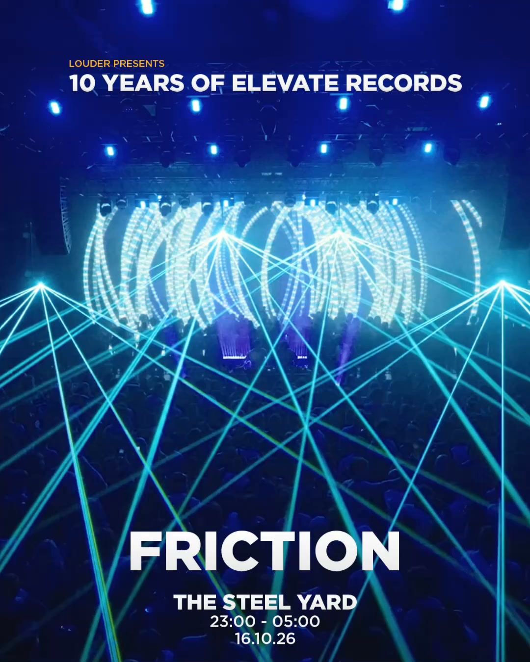 Friction Facebook ad: 16.10 | The Steel Yard | Tickets On Sale Now