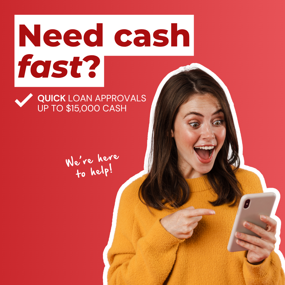 Champion Loans Facebook ad: Quick & Easy Cash Loans