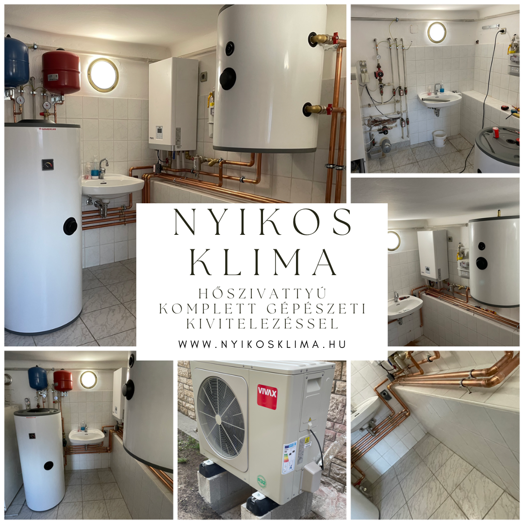 Nyikos Klíma Facebook ad: Hőszivattyúk telepítése