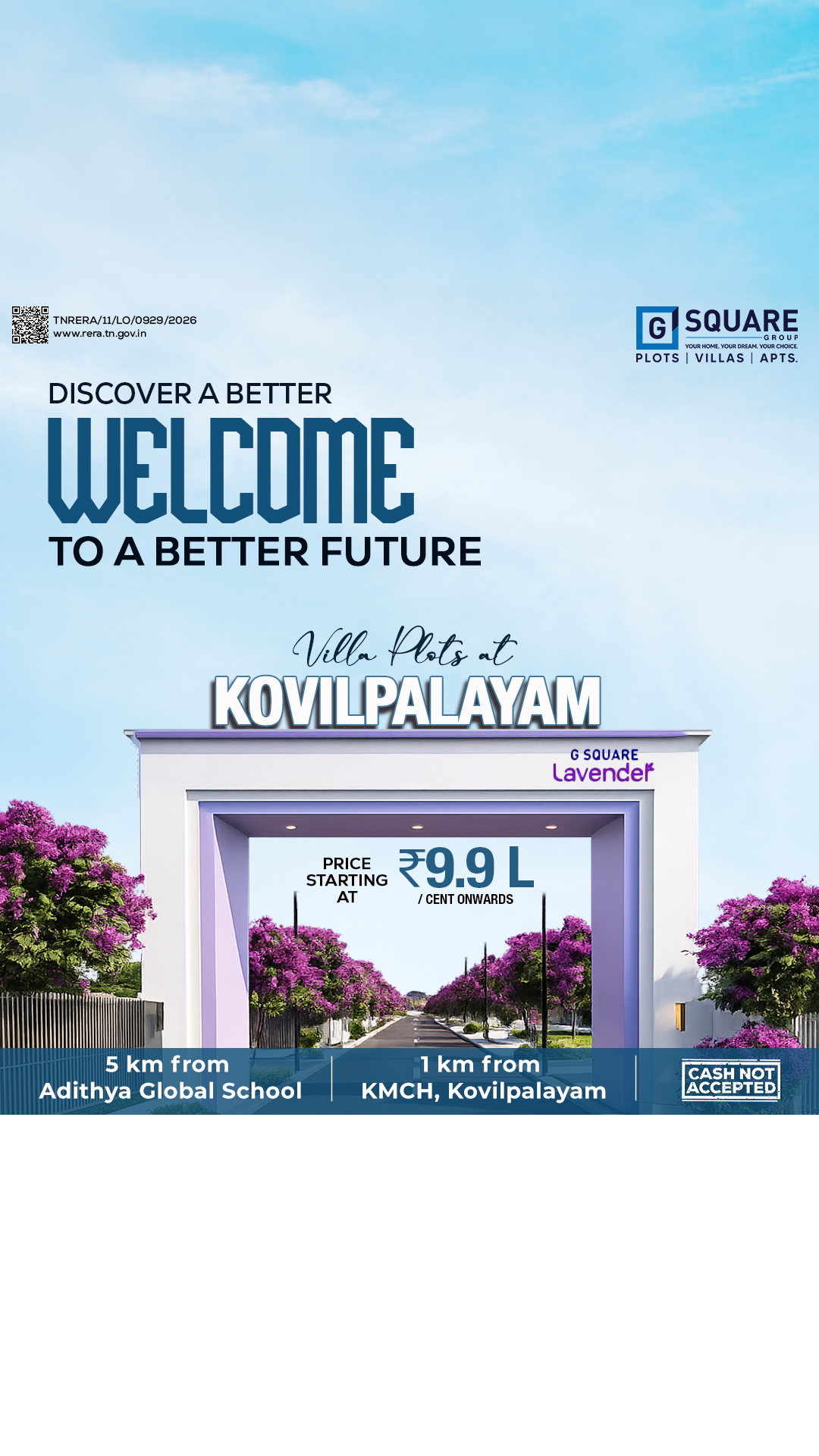G Square Premium Plots Facebook ad