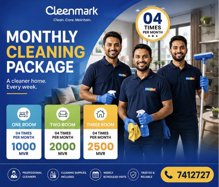Cleenmark Services Facebook ad: Monthly Cleaning Package