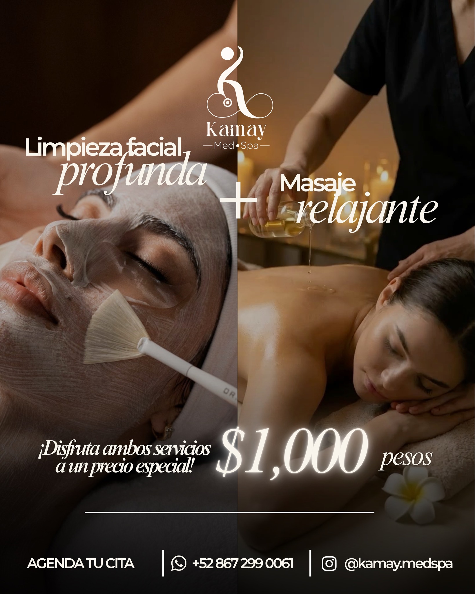 Kamay MedSpa Facebook ad: ¿𝐓𝐮 𝐩𝐢𝐞𝐥 𝐧𝐞𝐜𝐞𝐬𝐢𝐭𝐚 𝐮𝐧𝐚 𝐫𝐞𝐧𝐨𝐯𝐚𝐜𝐢ó𝐧…