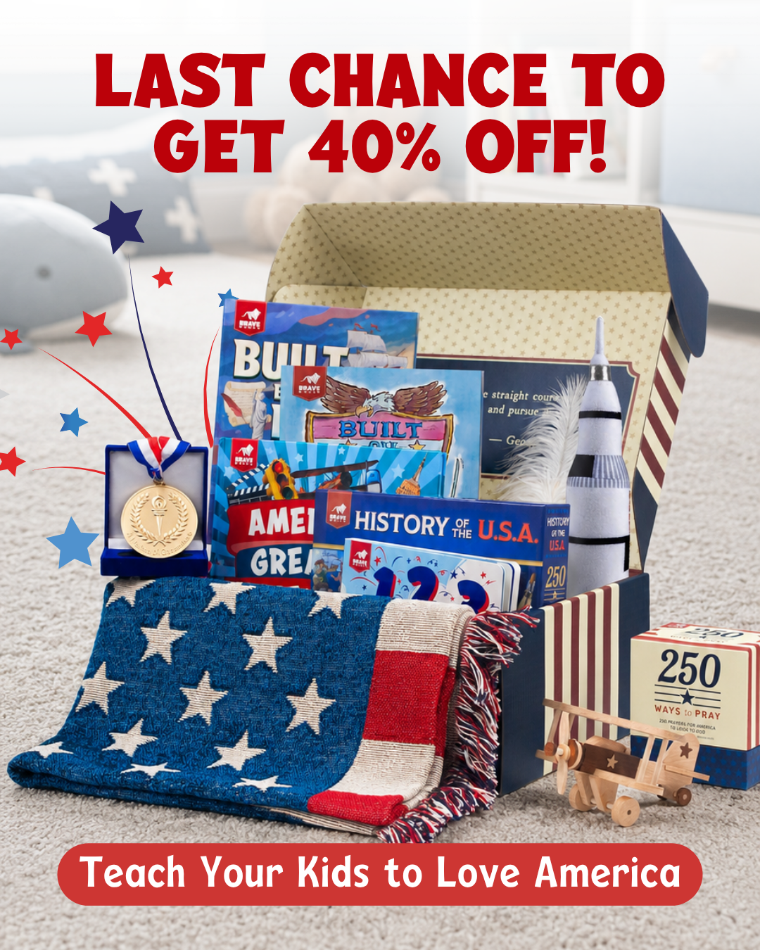 BRAVE Books Facebook ad