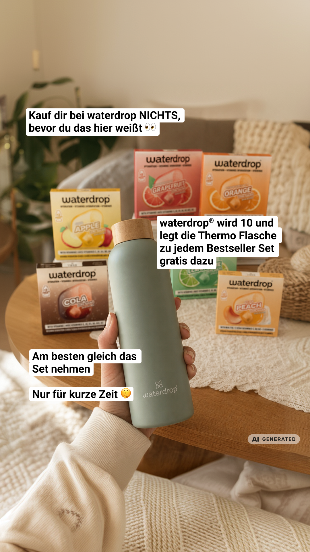 waterdrop Facebook ad